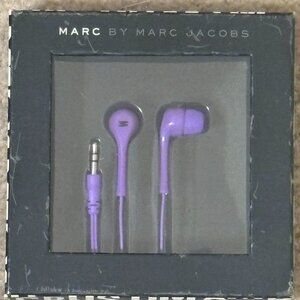 Marc by Marc Jacobs purple headphones/ear buds